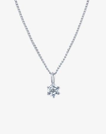 Sloane Diamond Pendant White Gold