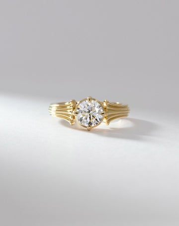 Round Boussole Solitaire